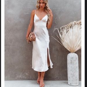 All For You Satin Vici Dress